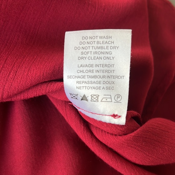 IRO Red Ruffle Top - Picture 8 of 11